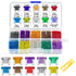 MuHize Low Profile Mini Fuse Kit - 140-Piece Low Profile Blade Fuses(2/3/5/7.5/10/15/20/25/30/35 AMP) with Puller Tool for Car Truck SUV Motorcycl...