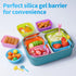 Silicone Bento Lunch Box Dividers 3 Shapes of Standard Round & Square & Rectangle - Reusable Silicone Cupcake Liners Non-Stick Muffin Cups for Bak...