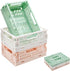 3 Pack Mini Plastic Storage Basket for Shelf Organizing,Collapsible Crate Folding Storage Bin for Desk Organizer Stackable Containers for Home Kit...