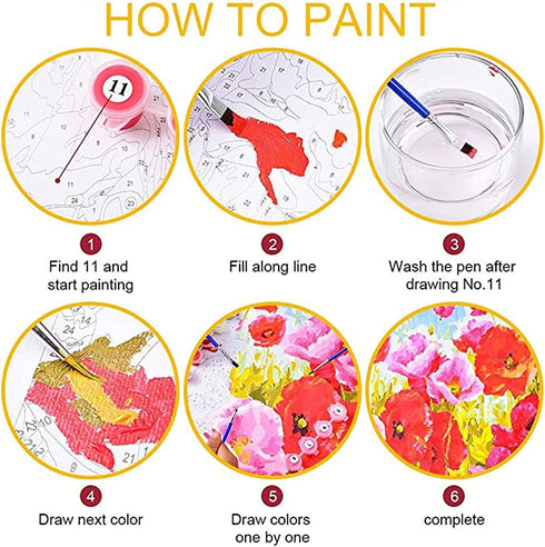 Paint by Number Cat Near Cactus DIY Painting On Canvas with Brushes Acrylic Paints Pop Art Style Graffiti Funny Kitten Paint by Numbers for Adults...
