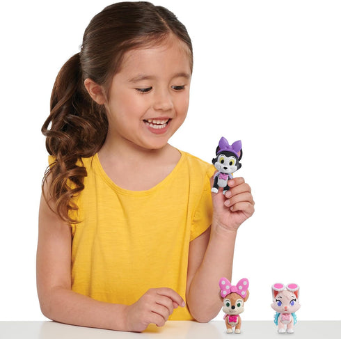 Disney Junior Minnie Mouse Polka Dot Pets 3-Pack Figures, Officially Licensed Kids Toys for Ages 3 Up, Amazon Exclusive...