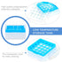 iplusmile Polycarbonate Freezer Boxes 25- grids Freezing Cryovial Storage Box Polycarbonate CryoBox Vial Rack Microcentrifuge Tube Box...