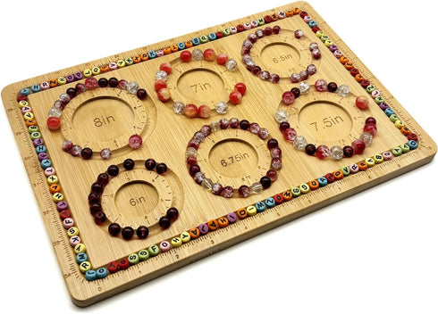 Petoysoso Bead Boards for Jewelry Making, Bamboo Beading Board for Jewelry Bracelet Making, Bracelet Bead Board, Bracelet Bead Board for Bracelet,...