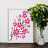 9 PCS Flower Stencils for Painting on Wood, Vine Leaf Cherry Blossom Stencil Bird Tree Branch Stencils Floral Rose Stencil for Painting on Wood Wa...