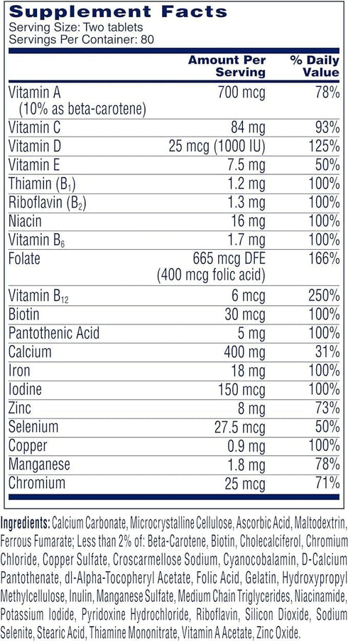 ONE A DAY Women’s Petites Multivitamin,Supplement with Vitamin A, C, D, E and Zinc for Immune Health Support, B Vitamins, Biotin, Folate (as folic...