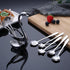 AnSaw Silver Small Swan Base Holder With Silver 8 Pcs Flower Spoon Set,Stainless Steel Reusable Tea Scoops Stirring Spoon Coffee Spoon...