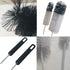 NewFerU Bottle Cleaning Brushes Long Handle Thin, Small Big Wire Cleaner Bendable Flexible for Water Wine Baby Bottles, Pipe, Tube, Hose, Flask (4...