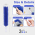 3 Pcs Fan Cleaning Brush Bendable Cobweb Duster - Microfiber Head, Washable - Ideal for Ceiling Fan Blades, Air Vents, Curtains, Cars - Reusable D...
