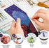 FREEBLOSS 6 Set Cross Stitch Bookmark Kit Scenery Pattern with 30 Colors Embroidery Floss DIY Bookmark Kit with Instruction Embroidery Kit for Beg...