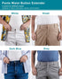 YUANHANG Pants Waist Button Extender: 16Pcs Button Extenders for Jeans - Women Men Pants Waist Extenders - Pants Waist Extension 1/1.3 Inches - 5 ...