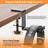 Headphone Hanger Holder Stand -Under Desk Headphone Hanger? Headset Hook Holder with Foldable?Space-Saving Aluminum Stand with Universal Fit for G...