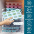 Baby Food Storage Container -12 x 1.5OZ Silicone Baby Food Freezer Tray with Silicone Lid, Perfect Food Container for Homemade Baby Food, Vegetabl...
