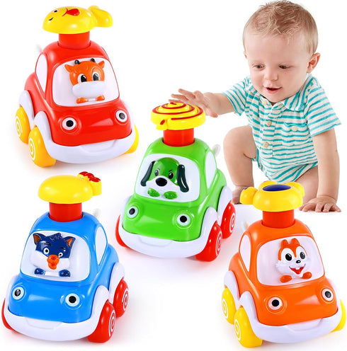 Palmatte Cars Toys for 1 Year Old Boy Birthday Gift Press and Go Car for 2 Years Old Boy Cars for Toddlers 1-3 Baby Toys 12-18 Months Gifts for 1 ...