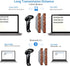 Bluetooth Barcode Scanner with Stand,Alacrity 1D Hands-Free Automatic Scanning 3-in-1 Connections Bluetooth&USB Wired&2.4GHz Wireless Barcode Read...