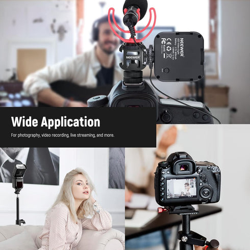 NEEWER 8 PCs Hot Shoe Mount Adapter Kit, Including Triple Cold Shoe Mount, 1/4” Screw Adapter, Flash Stand Bracket, and Hot Shoe Cover for DSLR Ca...