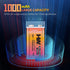 HW 9V Li-ion Rechargeable Battery, 9 Volt/1000mAh(9000mWh) Long Lasting Rechargeable Batteries with Micro-USB, 1000 Cycles Charge, 1.5 Hrs Fast Ch...