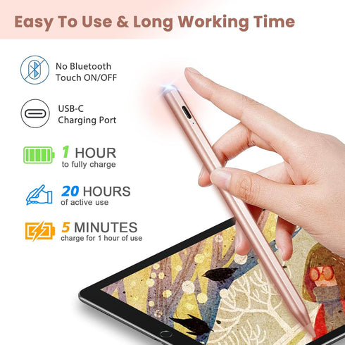 Electronic Stylus Pen for Lenovo Tab M10 Plus,New Plastic Point Tip with Precise and Accurate Drawing Pens Compatible with Lenovo Tab M10 Plus Sty...