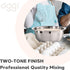 Oggi 3-Quart Two-Tone Stainless Steel Mixing Bowl, Great for Mixing, Making Dough, Dressing Salads, Mixing Eggs, Washing Vegetables...