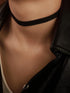 Sacina Goth Hippie Black Leather Choker, Dainty Choker Necklace For Women, Halloween Christmas New Year Jewelry Gift For Women...