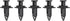 Dorman 700-061 Push-Type Retainer Compatible with Select Hummer Models, 25 Pack...