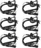 Retevis Volume Adjustable Walkie Talkie Earpiece with Mic, Coil Tube, for RT22 RT68 RT21 H-777 H-777H RT86S, Compatible with Pxton Baofeng BF-T26 ...