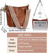 KlaOYer Hobo Bags for Women Vegan Leather Guitar Strap Shoulder Purses and Handbags...