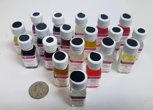 LorAnn SS Pack #4 of 12 Fruity Flavors in 1 dram bottles (.0125 fl oz - 3.7ml)...