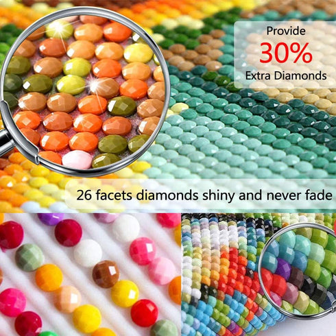 DIY 5D Diamond Painting Kits for Adults Waterfall Embroidery Full Round Drill Large Size(31.5x11.8 inch) Diamond Crystal Gem Arts Painting Craft f...