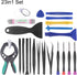 uxcell Electronics Repair Tool Kit, 23 in 1 Magnetic Precision Screwdriver Tweezer Sets for Repairing Mobile, Computer, Laptop, Small Home Applian...