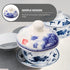 Alipis Chinese Tea Mug Lid Replacement Ceramic Blue and White Teapot Lid Tea Kettle Teapot Top Cover for Hotel Restaurant Kitchen Teaware...