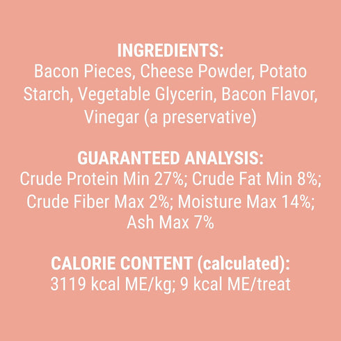 Himalayan Pet Supply Cubits with Bacon | Natural Training Treat | No Crumbs - No Sticky Mess | Gluten - Lactose - Soy - Grain Free | 3.5 oz per Po...