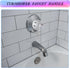 Dreyoo 1 Pack Faucet Handle Compatible with Delta Faucet RP17451, Replacement Faucet Handle with Offset Hole for Shower/Tub, 2-1/2'' x 2-1/8'' Fau...