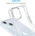 JJGoo Compatible with iPhone 15 Plus Case Clear, Soft Clear TPU Phone Cases, Shockproof Transparent Bumper Cover Slim Thin Phone Case...