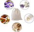 Pangda 100 Pieces Muslin Cotton Drawstring Bags 4 x 6 Inches Muslin Canvas Linen Sachet Bag jewelry Gift Pouch for Party DIY Craft Home Supplies...