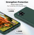 LeYi for Samsung Galaxy A42 5G Phone Case: A42 5G Phone Case with 2 Pack Tempered Glass Screen Protector for Women Men, Liquid Silicone Slim Silky...