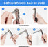 Right Angle Screwdriver,42 PCS 1/4 Mini Ratchet Set,90 Degree Offset Ratcheting Wrench,Hex/Torx/Slotted/Phillips Magnetic Bits,Stocking Stuffers f...