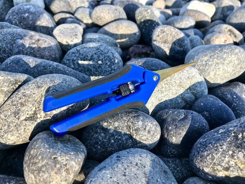PremiumCut Gardening Scissors - Titanium-Coated Stainless Steel Precision Blades for Hydroponic Trimming, Shaping & Harvesting with Ergonomic Comf...
