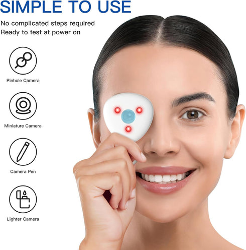 Hidden Camera Detector, Delicate and Compact Detector, Infrared Camera Scanner, Two Detection Modes&Energy Saving Mode, Indoor use for Hotel/Home/...