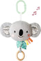 Taf Toys Soothing Musical Pulldown Toy with Multi-textures & Wooden Teether, Attaches to Crib, Stroller and Car Seat, Develop Baby’s Senses and Co...