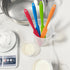 4 Pcs Silicone Spatula Set Heat Resistant Cake Cream Butter Spatulas Mixing Batter Scraper Non-Stick Flexible Baking Cooking Tool...