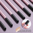 BS-MALL Makeup Brushes 16 Pcs Purple Short Handle Travel Makeup Brus Set with 1 Triangle Puff (Purple)…...