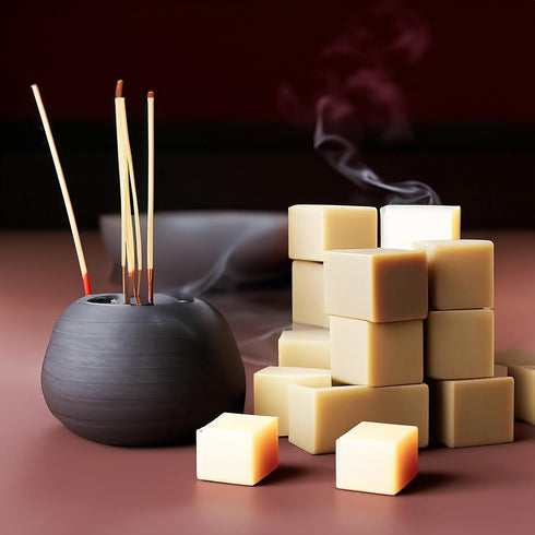 Nag Champa Strongly Scented Hand Poured Vegan Wax Melts, 12 Scented Wax Cubes, 6.4 Ounces in 2 x 6-Packs...