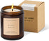 Scented Soy Candle Amber Jar Perfume Candle Aroma Healing Gift (8oz, Nagchampa)...