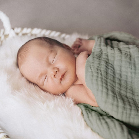 Muslin Swaddle Blankets, Neutral Burp Cloths Receiving Blanket Swaddling for Newborn Boys and Girls, 5 Pack Breathable and Skin-Friendly Swaddle W...