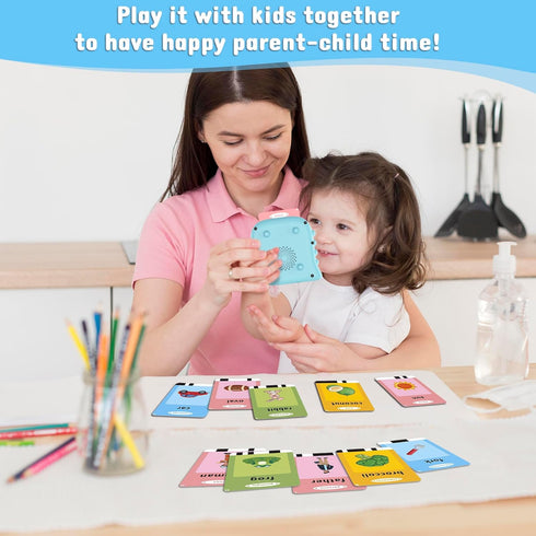 Talking Flash Cards for Toddlers, Toddler Toys for Ages 1 2 3 4 5 Years Old Boys Gifts, Educational Learning Toys, Speech Therapy, 224 Sight Words...