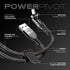 Statik PowerPivot USB to Apple Compatible Cable Fast Charging - 10W iPhone Compatible Charging Cable & Data Transfer, 360 Degree Rotating Head - 3...