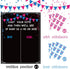 MISS FANTASY Gender Reveal Decorations - 54 Voting Gender Reveal Games Gender Reveal Ideas Boy or Girl Games Party Supplies for Gender Reveal Voti...