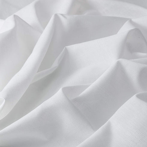 Soft and Stable Fabric Poly Cotton Broadcloth, Plain Poly Cotton Fabric, Poly Cotton Dress Craft Material for Embroidery, Embroidery Fabric Cotton...