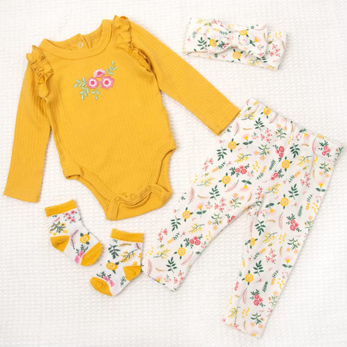 Reborn Baby Girl Dolls Clothes 24 Inches Outfits Accessories 4pcs for 22"- 24" Reborn Dolls Baby Clothes Newborn...