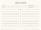 Jot & Mark Recipe Cards 5x7 Inches Blank Double Sided, 50 Count (Modern Minimal)...